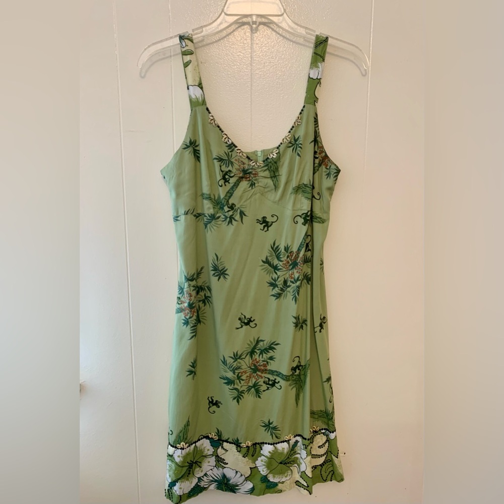 COPY - Faith by Celia Forrester mini dress Avocado Green M